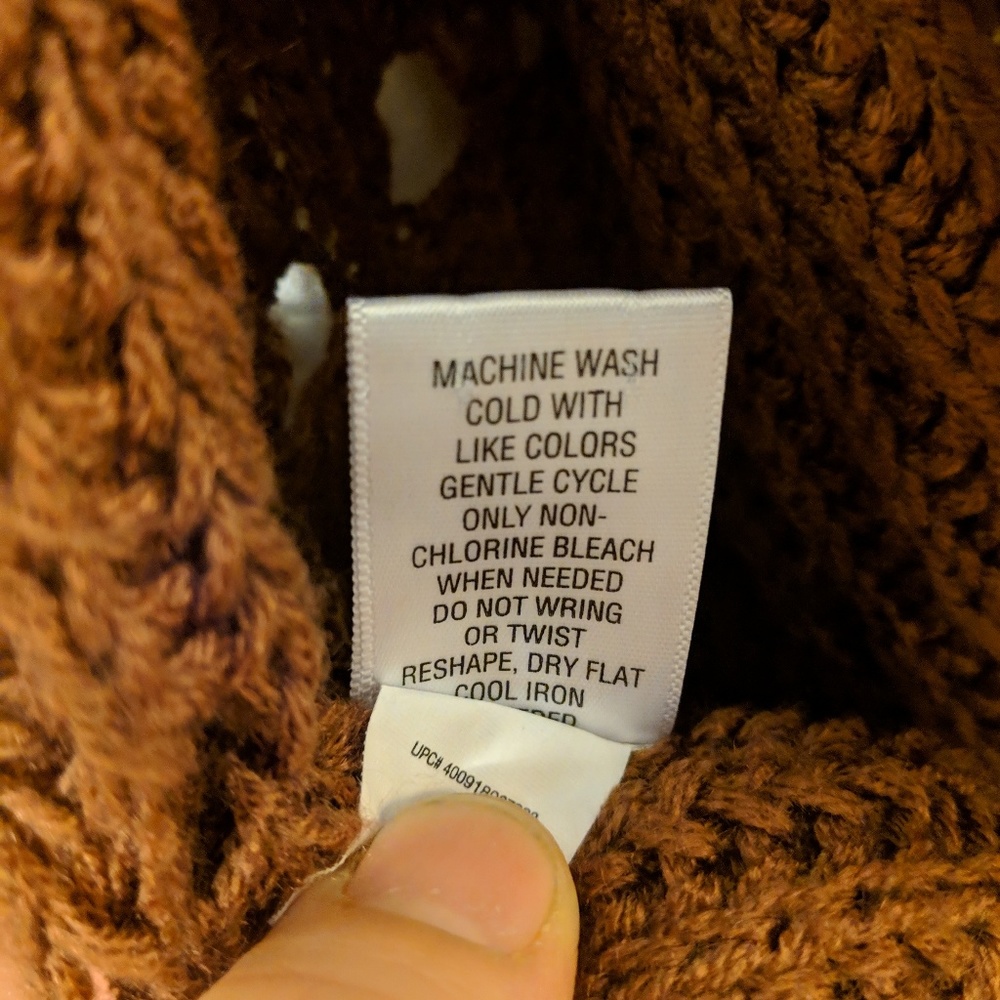 Apt9 Brown Circle Shrug - Picture 5 of 7